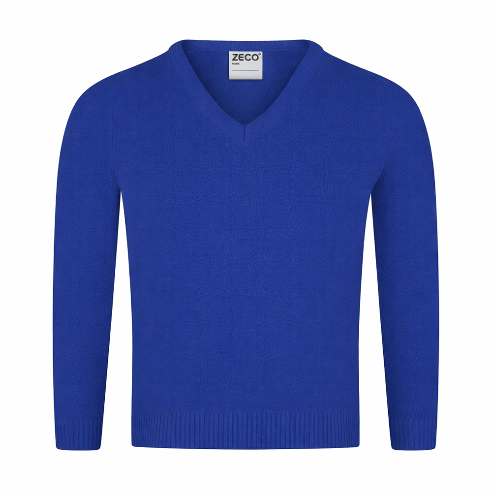Knitted V-Neck Jumper