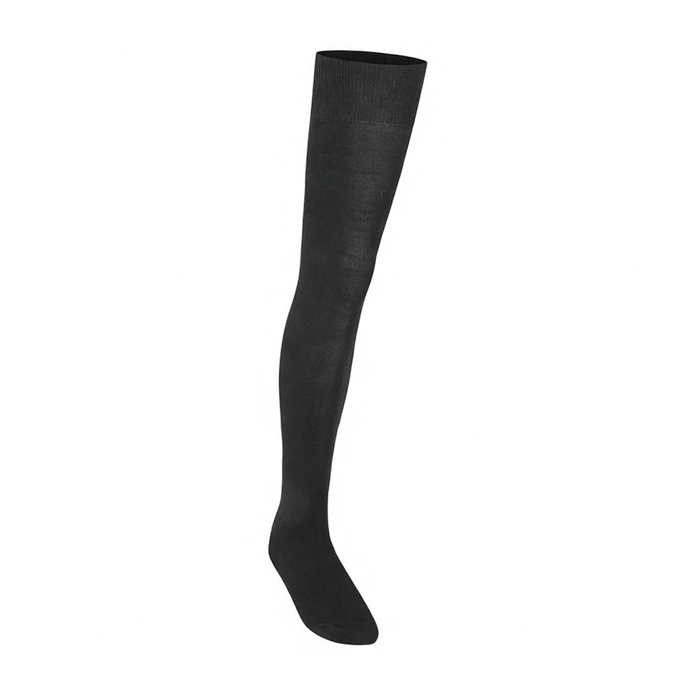 Over The Knee Socks - Twin Pack (Black)